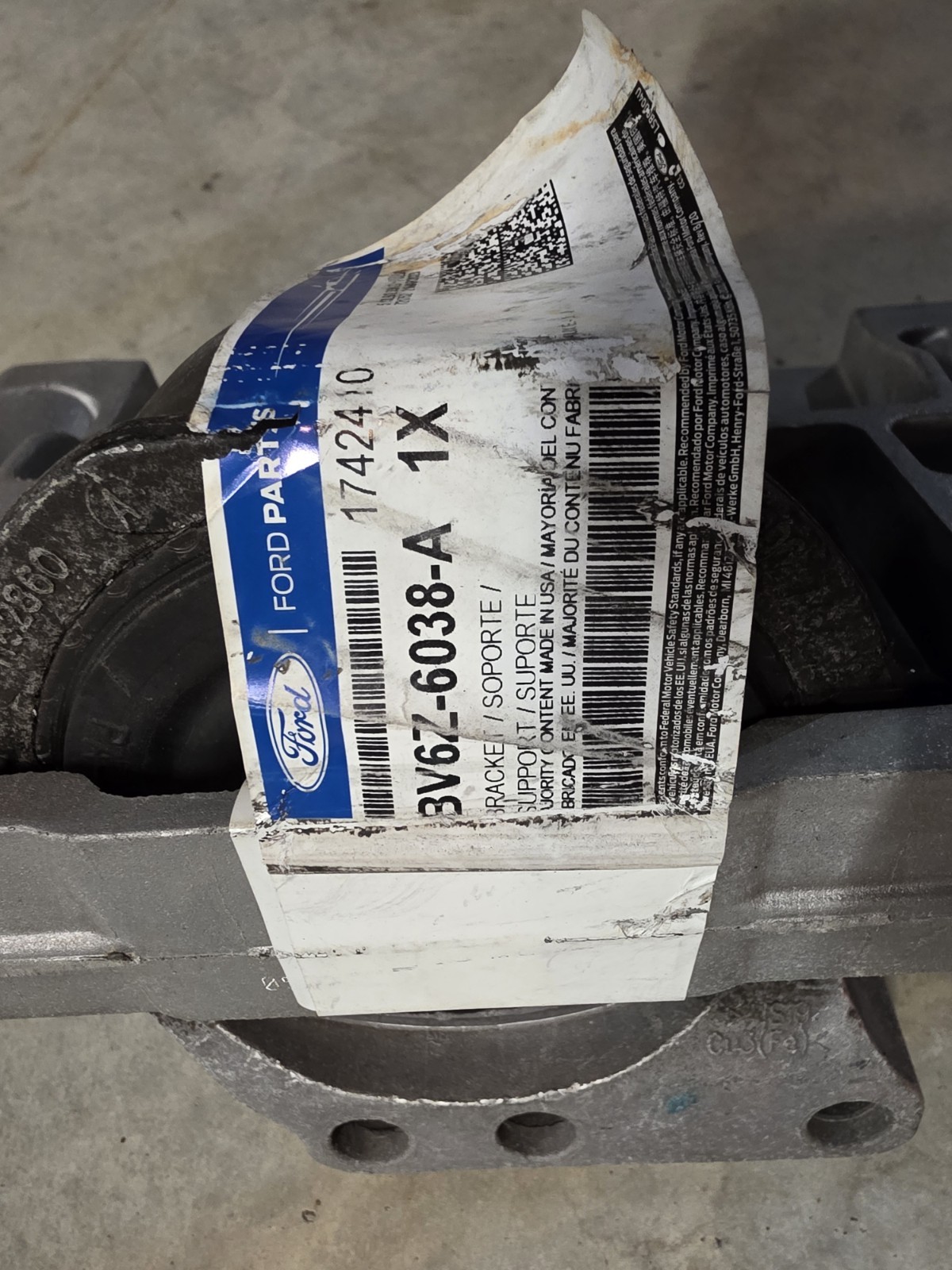 14 thru 23 Transit Connect OEM Genuine Ford  Engine Motor Mount 2.5L BV6Z-6038-A