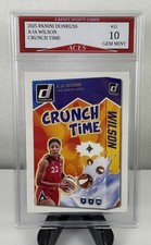 2025 Panini Donruss Aja Wilson Las Vegas Aces Crunch Time Insert Gem Mint 10
