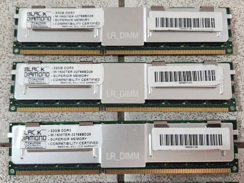Black Diamond Lot 5 32GB DDR3 M-1600TER-32768BD26 Server RAM - Picture 3 of 6