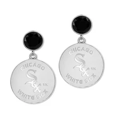 Game Time Offical MLB CHICAGO WHITE SOX Disc Earrings
