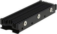 MHQJRH M.2 2280 SSD heatsink, Double-Sided Heat Double Side Heatsink（black） 