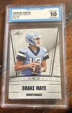 Leaf 2023 Draft Drake Maye Rookie #34 Diamond Graded North Carolina Tar Heels
