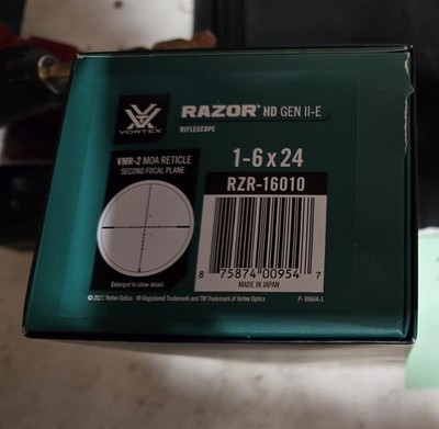 Vortex Razor HD Gen II 1-6x24mm Rifle Scope for sale online | eBay