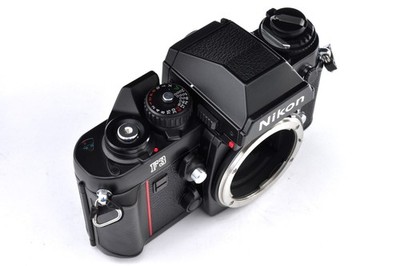 Nikon F3 Eye-Level 35mm SLR Film Camera w/ MF-14 Data Back Near