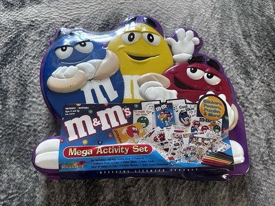 1999 Rose Art M&M's Mega Activity Art Kit Book. Nostalgic M&M s Sealed.