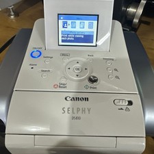 Canon SELPHY DS810 – Powers On, Untested - Portable Magnet/Pin Booth Printer