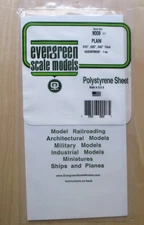 6 x 12 White 3 Sheets .010, .020, .040 Evergreen 9008 Polystyrene Assortment