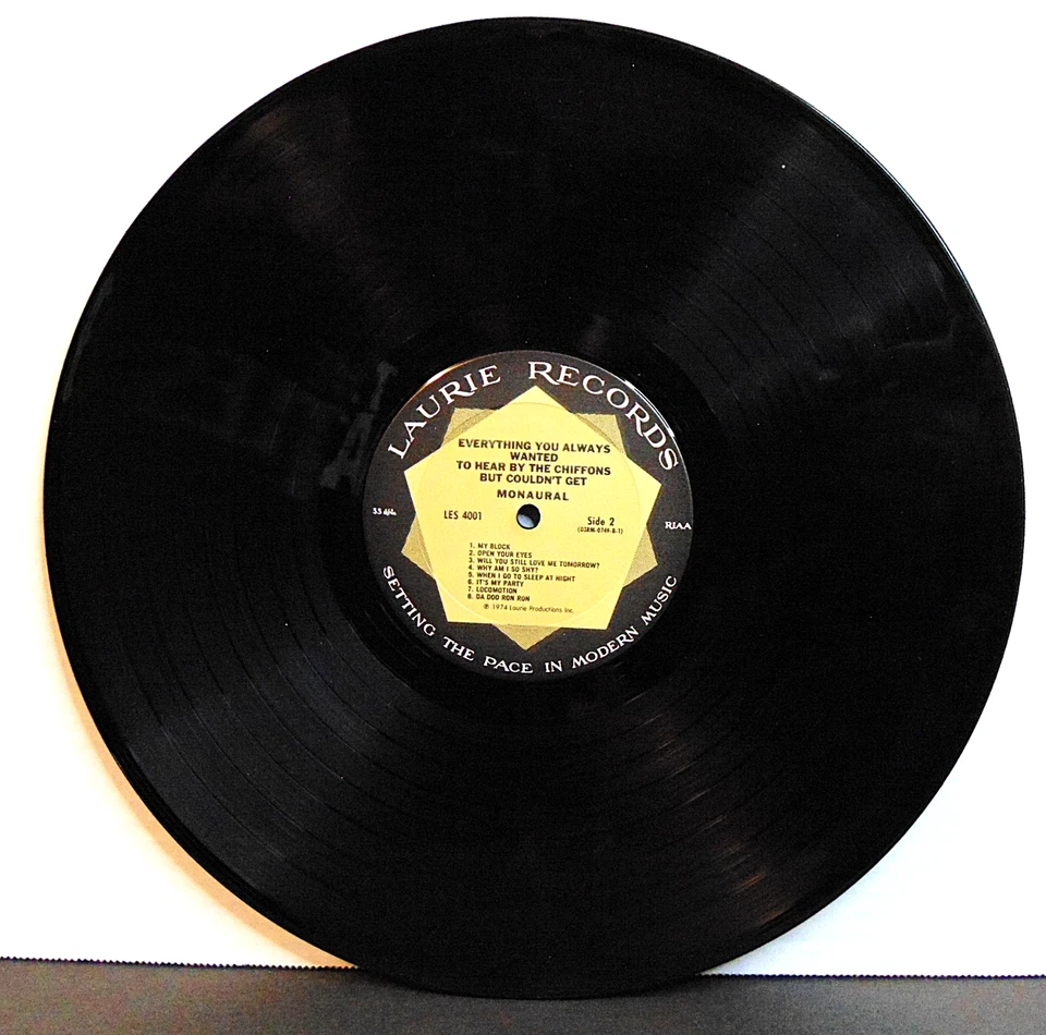 The Chiffons - Everything You Always Wanted To Hear 1974 Laurie Records Vinyl LP Foto 4 de 4