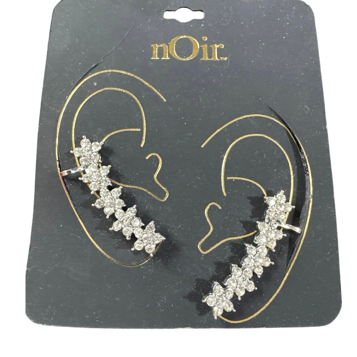 Orecchini rosa lobo fiore zirconi bianchi e pietre multicolor ag 925 - Jewelry V