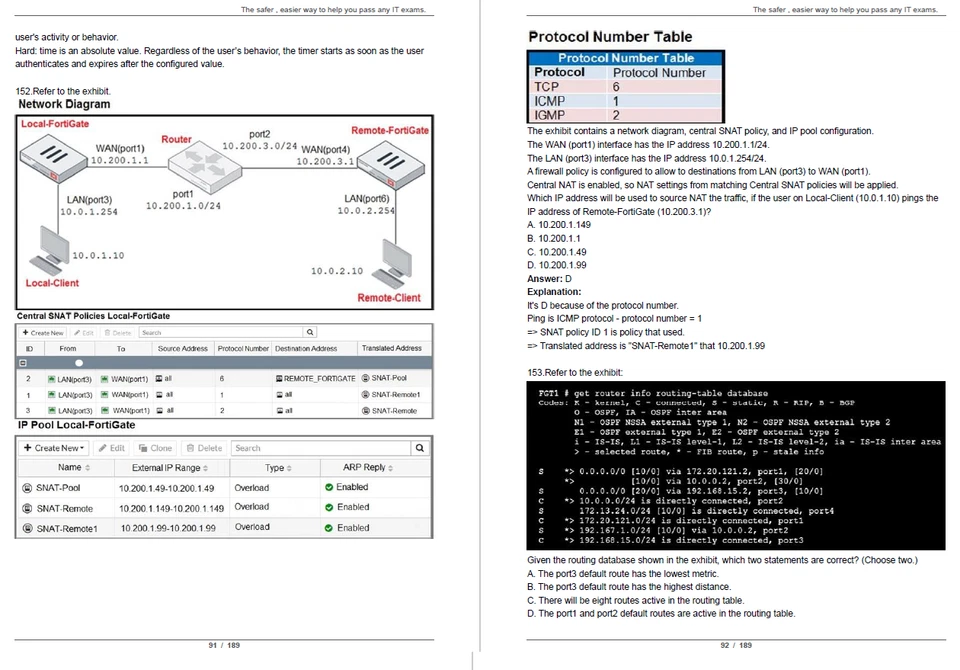 Fortinet FCP FGT AD FortiOS 7.6: FCP AD FGT-7.6 Exam - Image 3 of 4