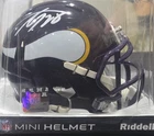 Adrian Peterson Signed Vikings Mini Helmet JSA Certified Auto HOF RB