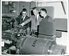 1960 Larry Woodworth Ted Strain Dean Marlatt Commerce Historic Press Photo 8x10