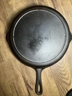 Vtg Lodge 3 Notch #8 Cast Iron Skillet Restored