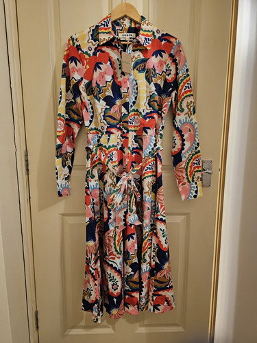 Boden Amy Cotton Midi Shirt Dress Size 12R Uk - Picture 2 of 8