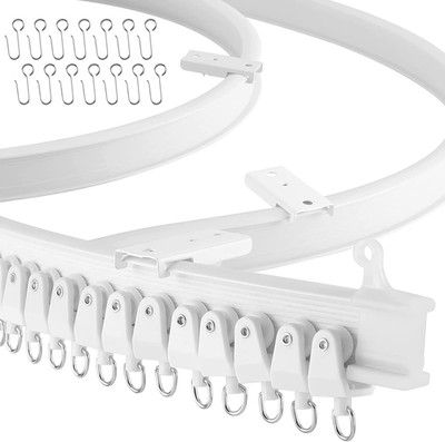 Flexible Bendable Ceiling Curtain Track, Curved Ceiling Track for Curtains, Room
