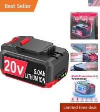 High-Performance 20V 5.0Ah Lithium-Ion Replacement Battery for Bauer Tools