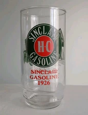 HC Vintage Sinclair Gas Through the Years Drinking Glasses 1926