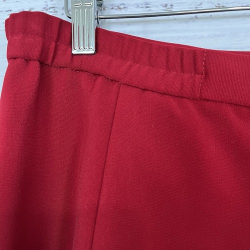 LeSuit Skirt Womens Size 16W Red Straight Long Lined Career - Picture 7 of 15