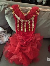 Little Girl Red Tutu 6 Years