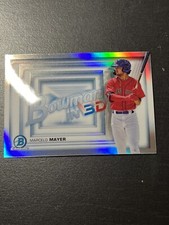 2022 Bowman Chrome Marcelo Mayer Bowman In 3D Refractor Insert #B3D-4 Red Sox