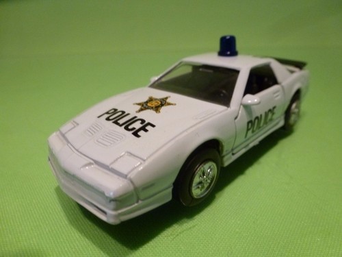 CHINA PONTIAC FIREBIRD TRANSAM - POLICE - WHITE 1:40? - GOOD CONDITION - 248 - 第 1/6 張圖片
