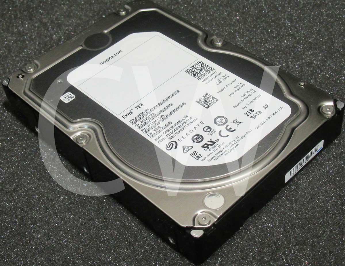 ST2000NM0125 Seagate EXOS 1YZ104-038 2TB 7.2K RPM 6Gb/s 3.5