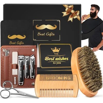 LINKAX Bartpflege Set für Männer Geschenke für männer 14 teilig Bart Männer Geschenk...