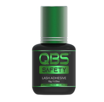 QBS SAFETY EyeLash Glue for Beginners - Hypoallergenic Eyelash Extension Sensiti