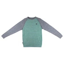 Fourstar Skateboard Kindard Sweater Green/Grey - Youth Kids Large
