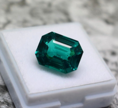D Green Sapphire Emerald Cut Natural 8 to 10 Ct Approx Loose Gemstone Best Offer