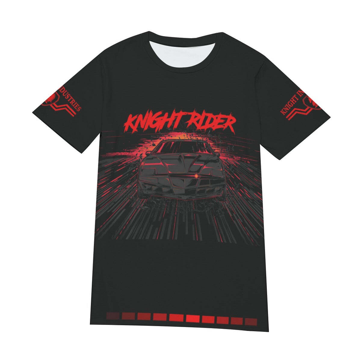 Knight Rider Kitt Shirt Black Red | eBay