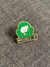 Pin’s logo Meuble 7 - Fauteuil et chat