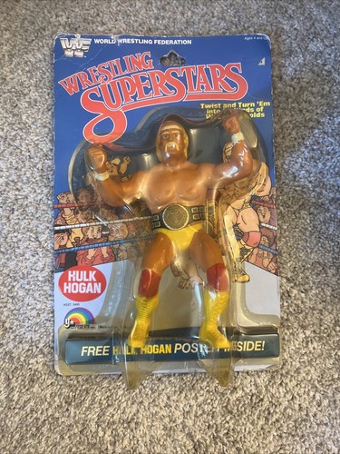 Rare 1984 LJN TITAN WWF WRESTLING SUPERSTARS 5 BAC...