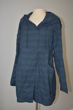 Nau Most Excellent  Convertible Rain Trench Coat In Navy Size Xs