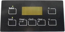 Range Oven Control Overlay for Refrigidare Replaces 316220725 1614084 AH2581726