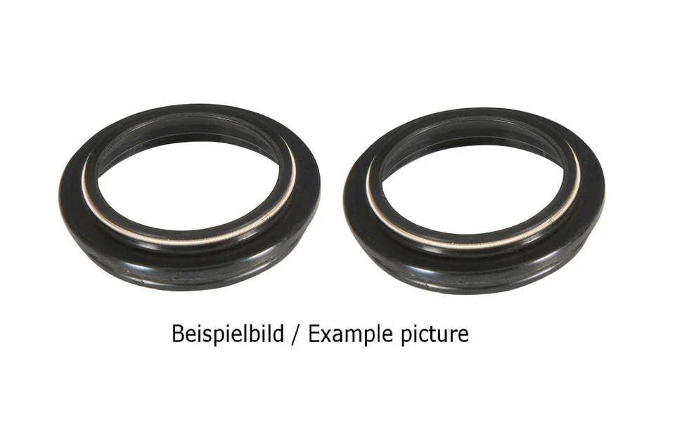 Yamaha TT 600 R RE 1997-2004 anillos de horquilla anillos de seguridad juego de tapas antipolvo Foto 3 de 4