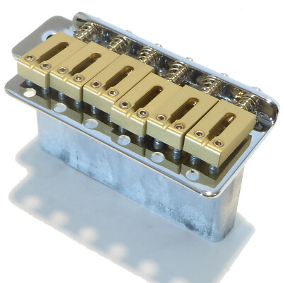 Gitarren-Tremolo in Chrom 11,3 mm Saitenabstand mit Messingsätteln