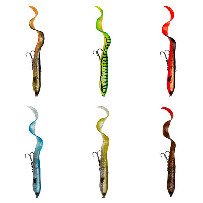 Savage Gear 3D Hard Eel 2+1 Teile Kunstköder Gummifisch für Hecht Waller
