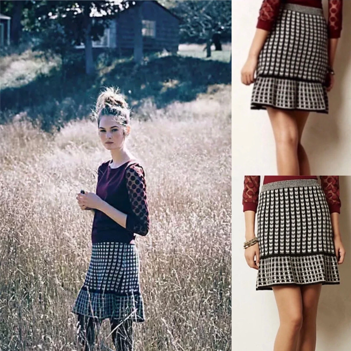 Sweater skirt cheap xs