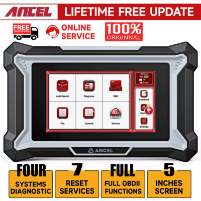 Ancel DS100 Profi KFZ OBD2 Diagnosegerät Auto Scanner 4 System ABS SRS Für Autos