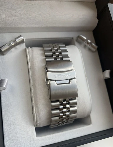 SEIKO 20mm jubilee stainless steel Strap /Bracelet With curved lug ends BARGAIN! - Picture 14 of 16