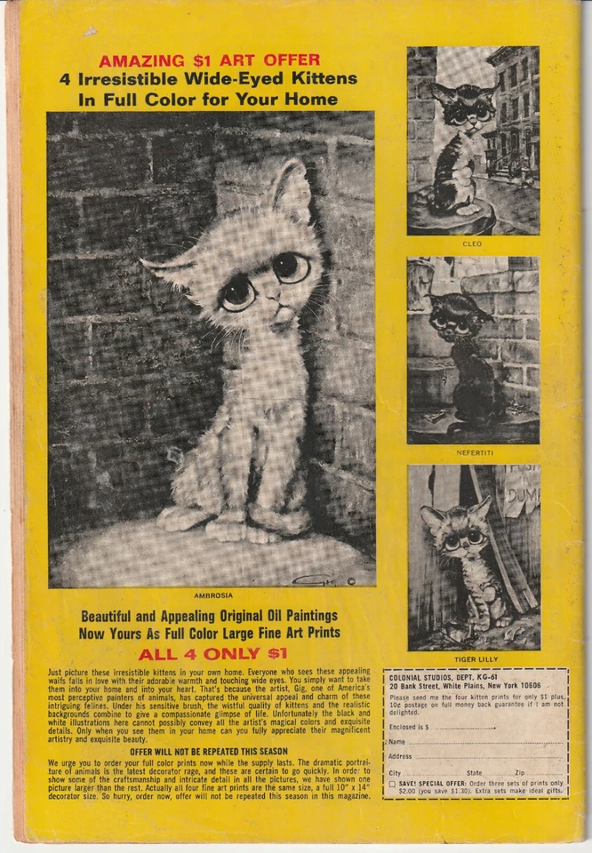 The Flying Nun #3 Dell 1968 "Classic TV Series Photo Cover" Foto 2 de 4