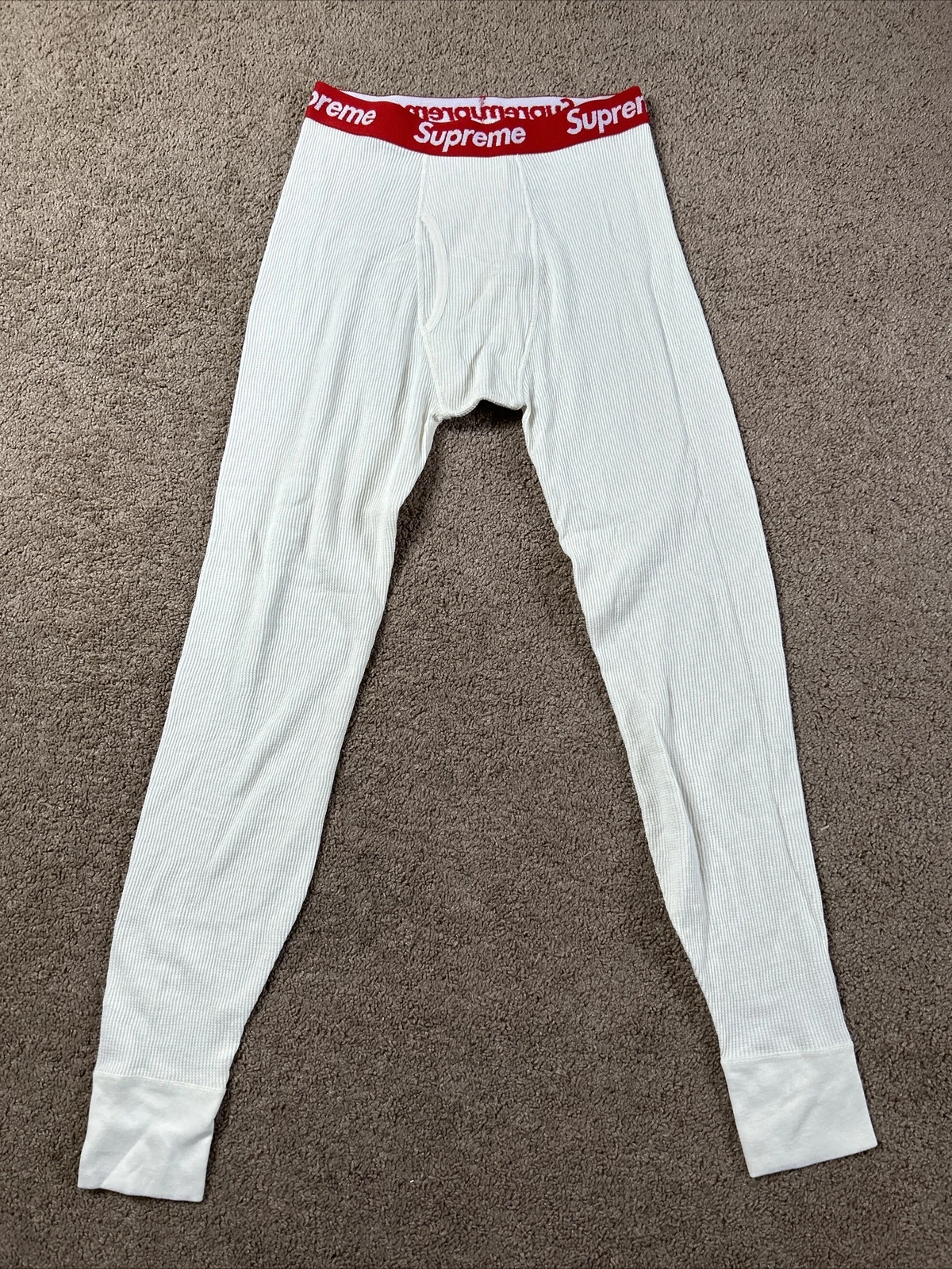 Pantalon thermique Supreme Hanes Beefy durable doux moyen 34 36 neuf hors emballage