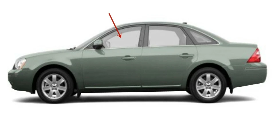 Fits 2005-2007 Mercury Montego 4 Door Sedan Driver Left Front Door Window Glass Foto 2 de 4