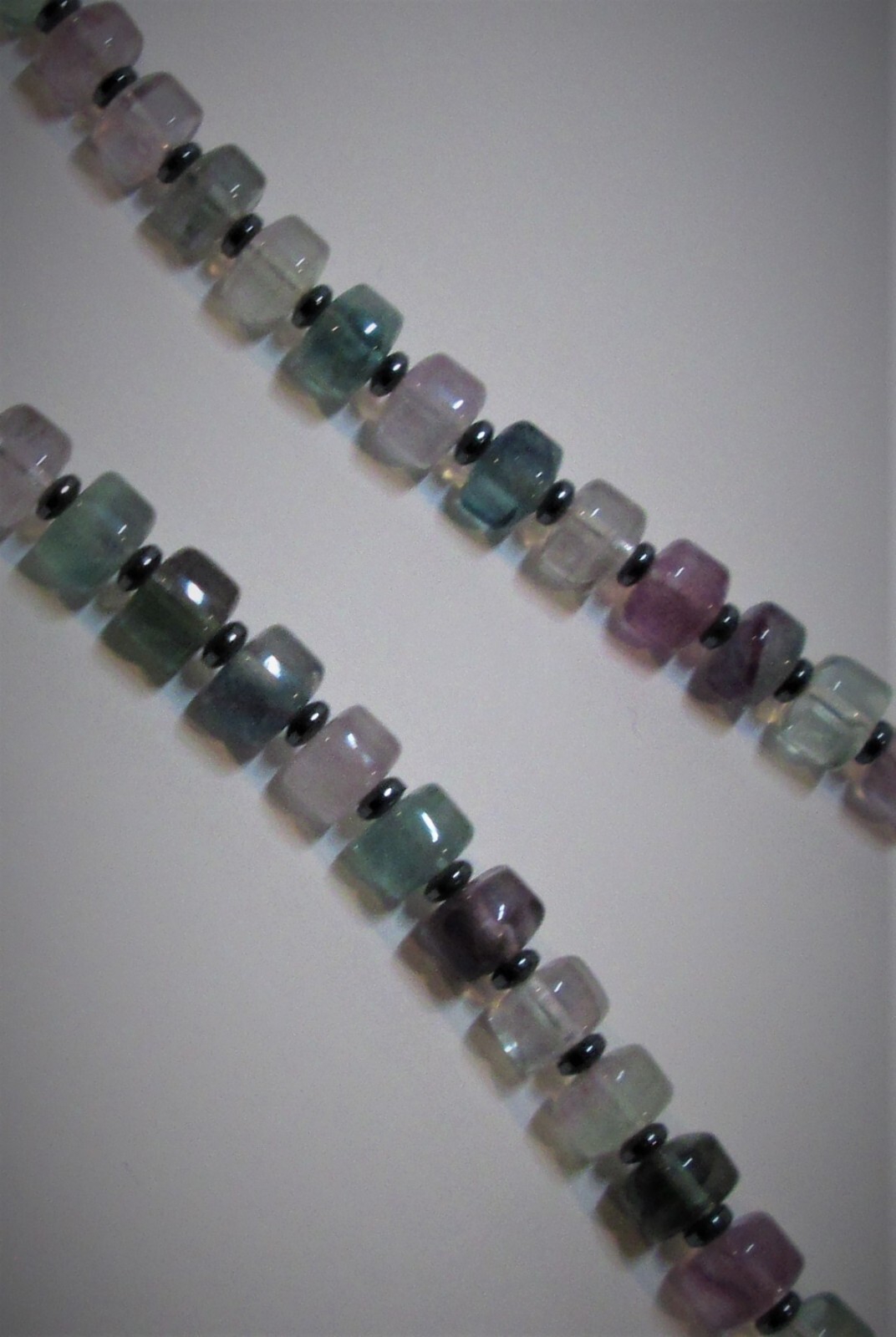 STERLING SILVER 925 MULTICOLOR FLUORITE HEMATITE … - image 7
