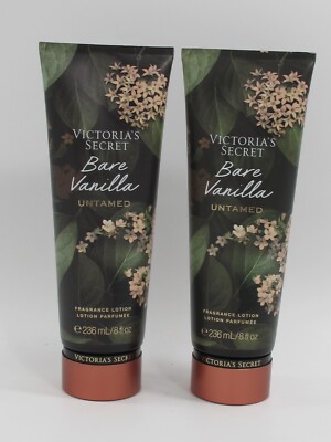 VICTORIA S SECRET BARE VANILLA UNTAMED FRAGRANCE BODY LOTION CREAM 8 oz New 2