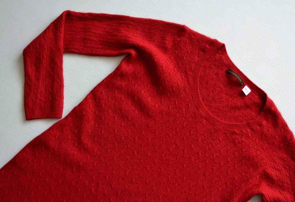UNIQLO Cashmere Blended Women's Jumper Damen Pullover Gr. XL Red - Bild 1 von 4
