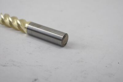 10pcs 1/2" X 1-1/4" X 3" Solid Carbide End Mills - 4 Flute TiAlN Coated, Center Cutting, US Made