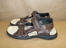 Dockers Men Casual Comfort Outdoor Sport Adjustable Sandals Leather size 11M