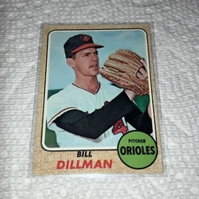 1968 Topps # 466 Bill Dillman NM